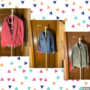 Lot of 3 size Large jackets